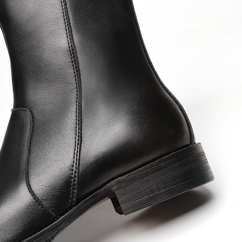 Men's Leather Ankle Boots, Classic Chelsea Boots