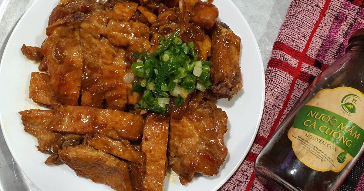 Sườn ram mắm cà cuống