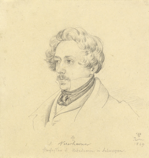 Portrait of Painter Jan Antoon Verschaeren 1829