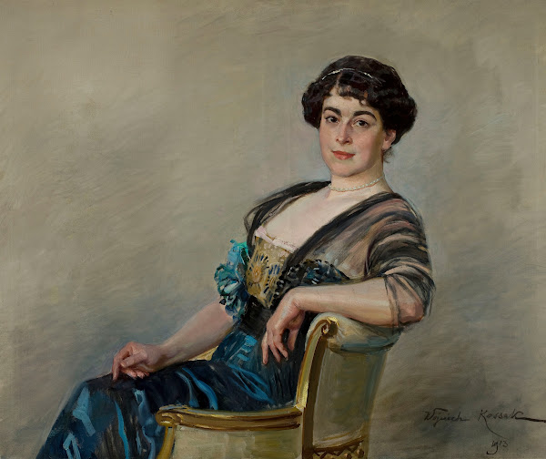 Portrait of Eugenia Jasieńska 1913