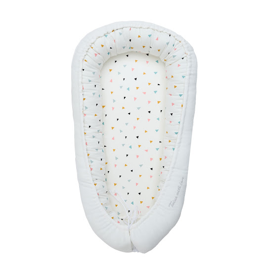 Кокон-позиционер для новорожденных Twins Dreams экрю