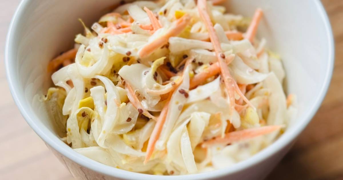 💚 Salad Coleslaw Phiên Bản Cải Diếp Xoăn