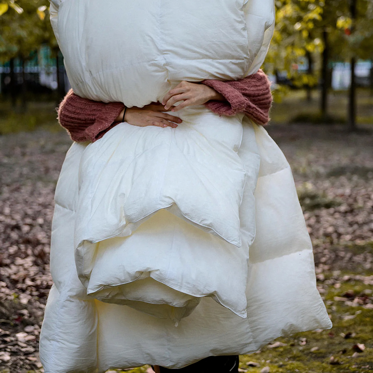 Wintersteppbett aus Polyester, 5–6 Pfund