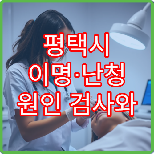 평택시 이명·난청 원인 검사와 보청기 상담 가능한 이비인후과