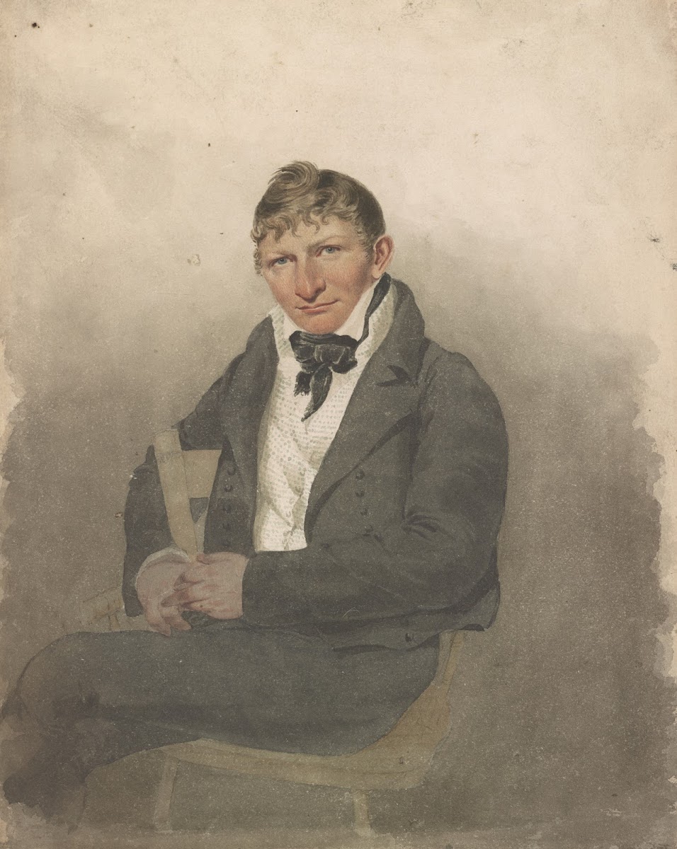 John Rubens Smith self portrait 1817