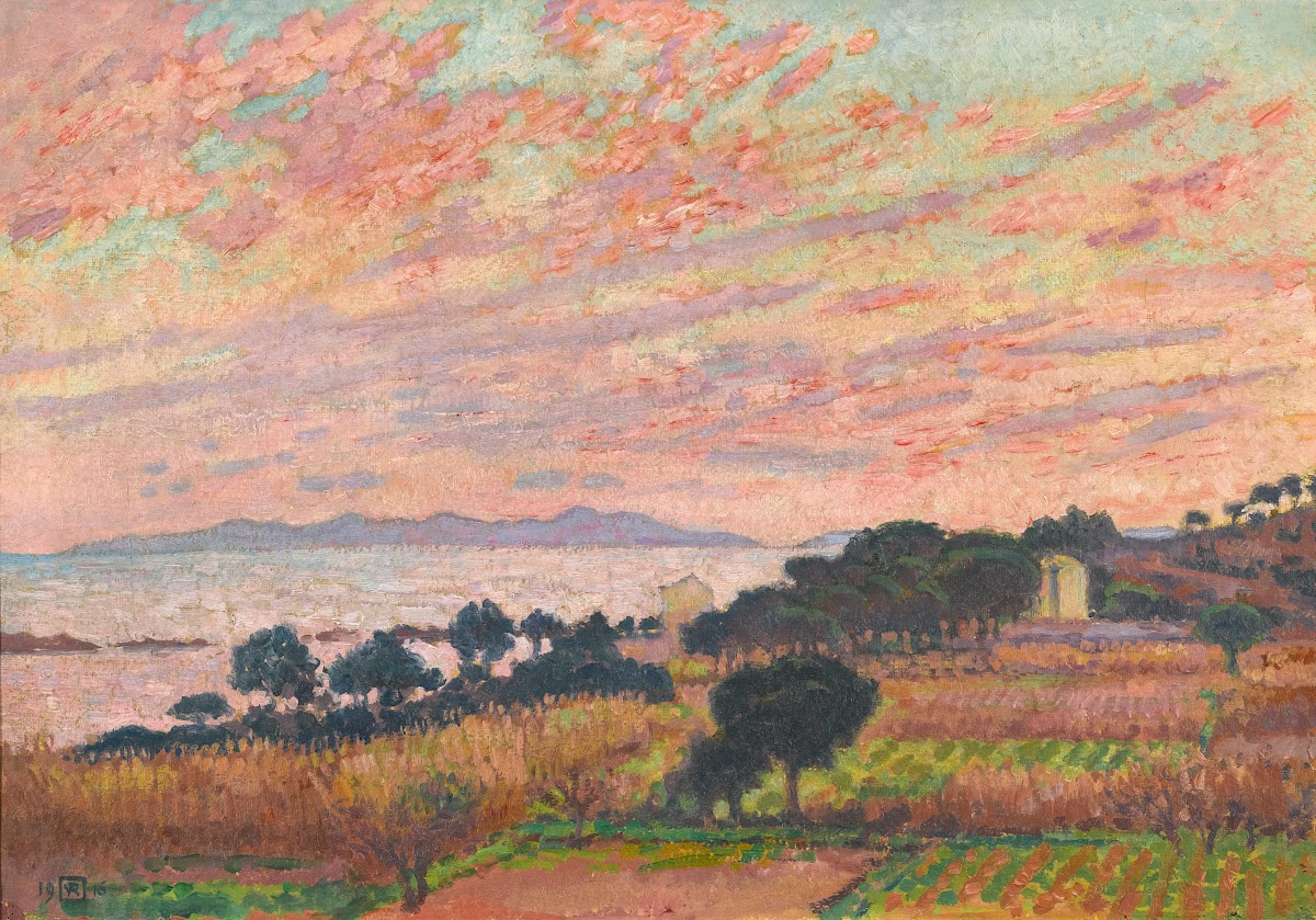 La Baie Au Soleil Couchant Saint Clair 1916
