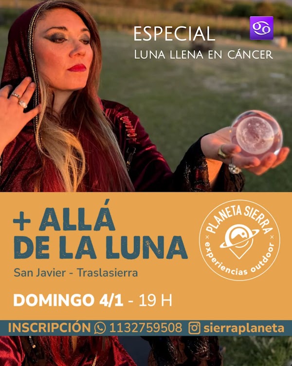 MÁS ALLÁ DE LA LUNA - Luna Llena en Cáncer ♋️