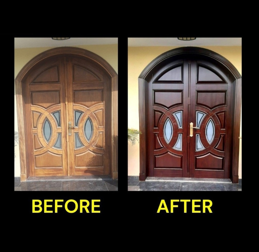 Wooden door — Al Taher, Fujairah, UAE