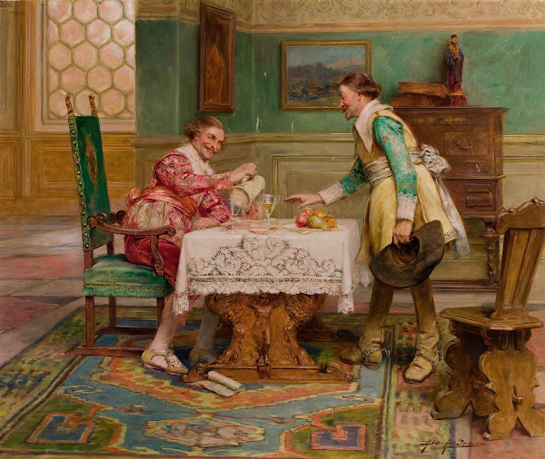 Cavaliers in an Interior