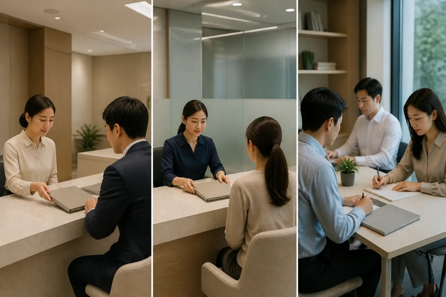 AI-generated Business Daily Brief multi-story editorial montage