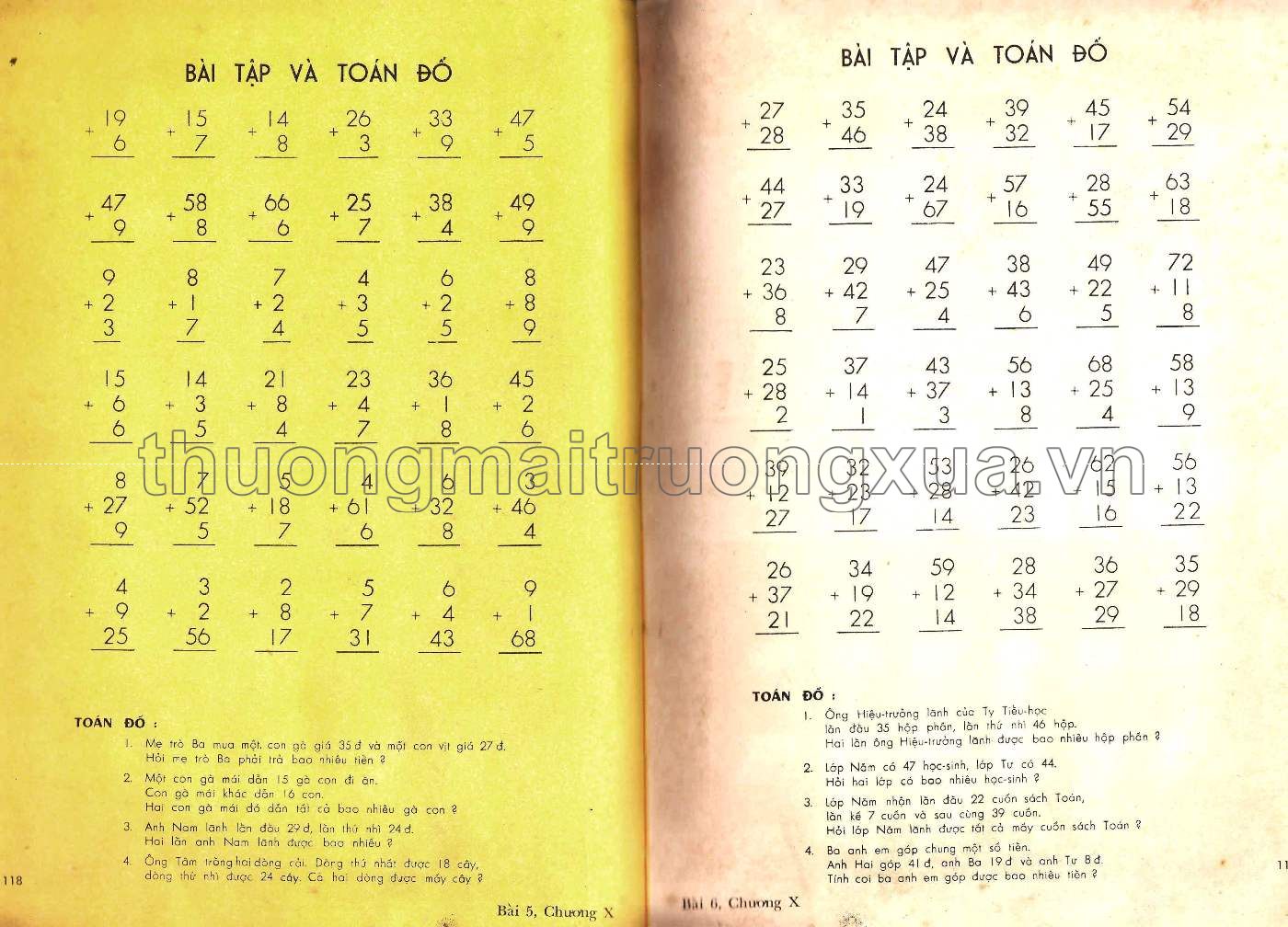 Em học toán lớp năm (1969) - Trang 60