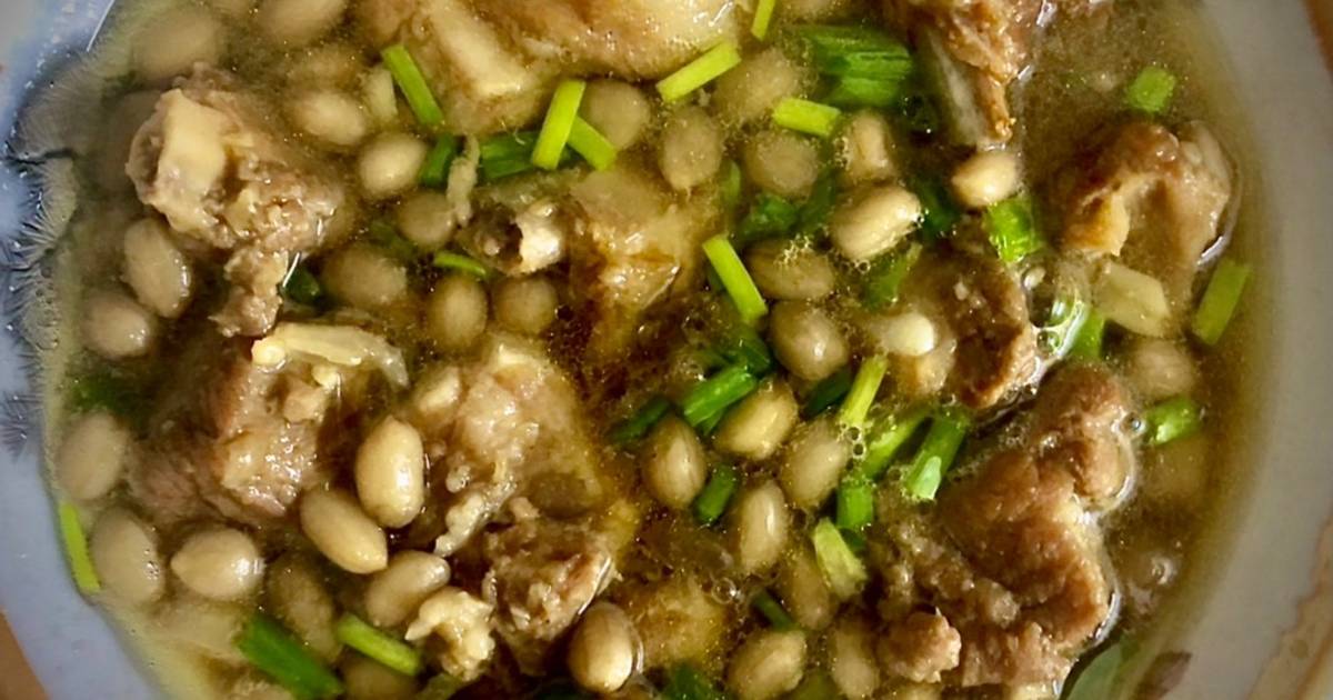 Sườn non kho đậu phộng