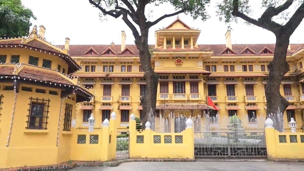 Công trình kiến trúc Pháp gần 100 năm tuổi - Đài Phát thanh và truyền hình Hà Nội