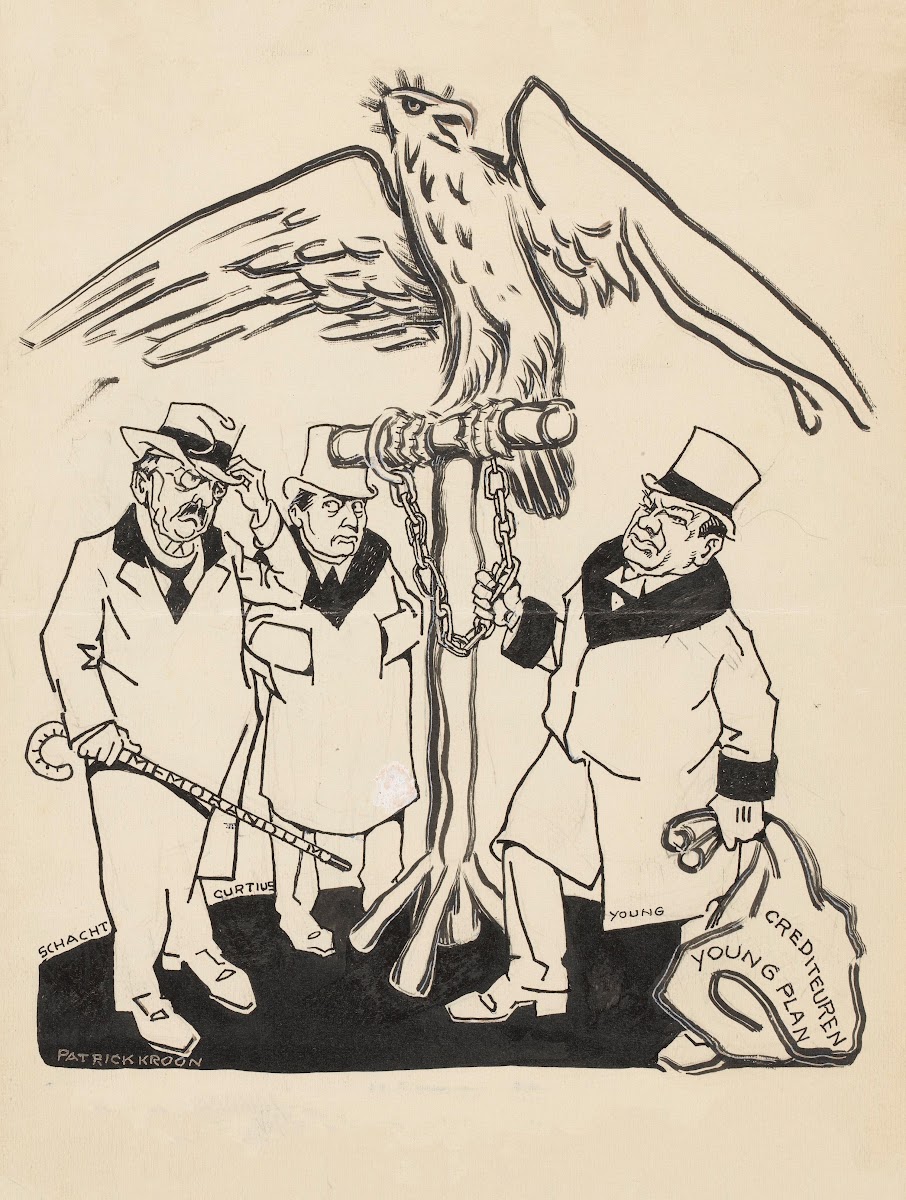 Spotprent op het Young Plan 1929 1929