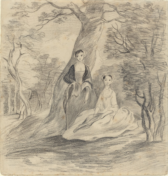 Two Girls in a Landscape
