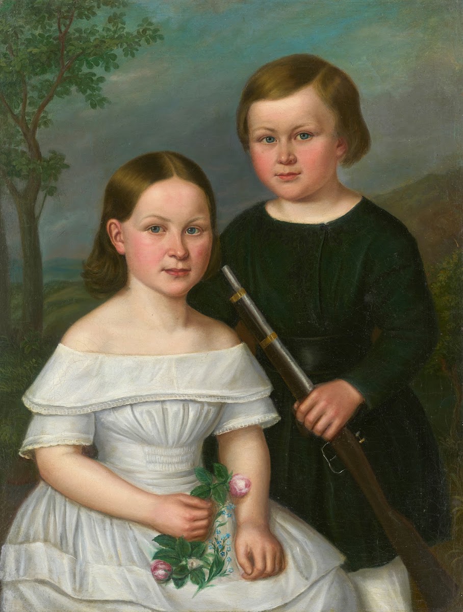 Portrait of Two Children 1840