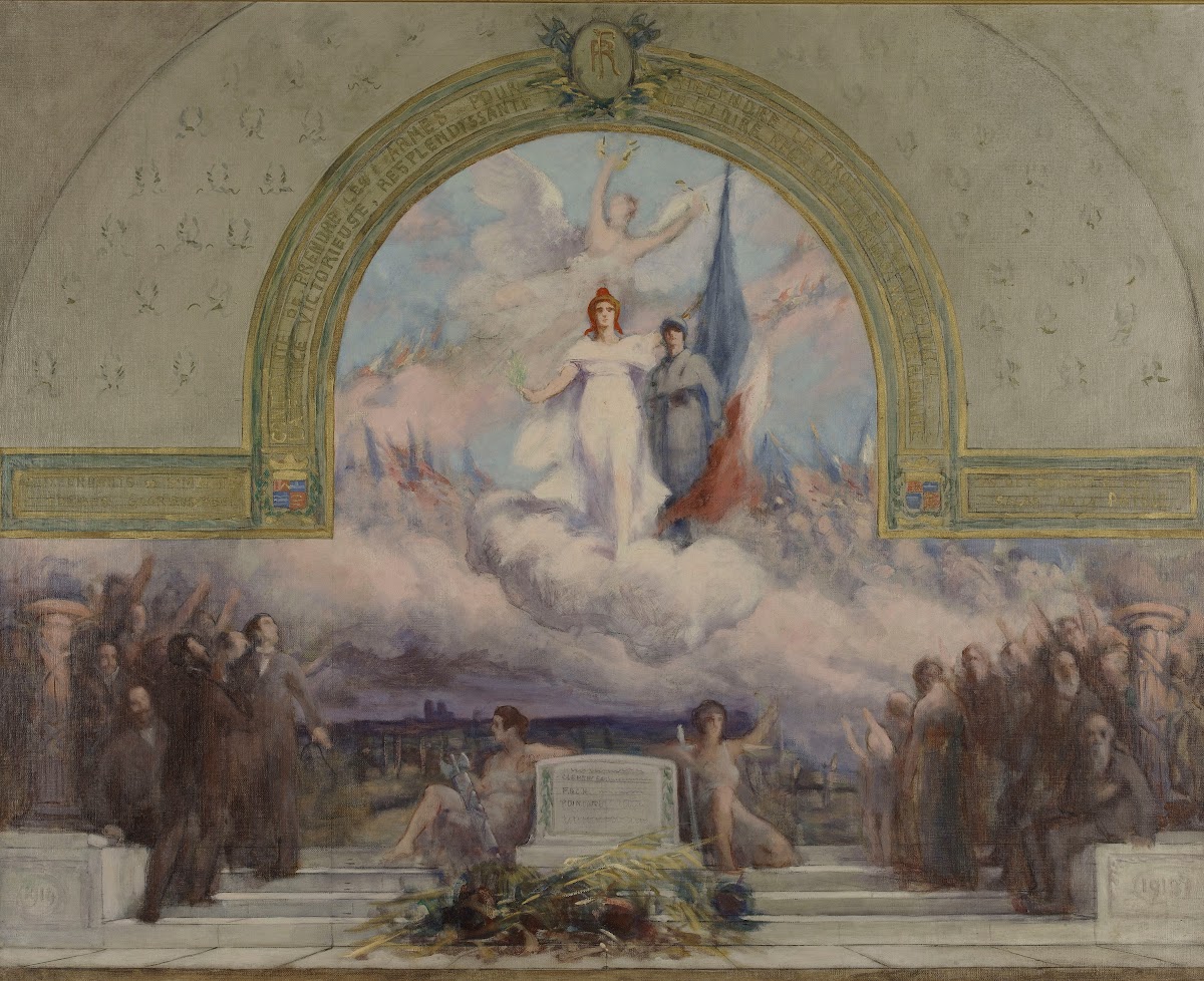 Allégorie aux morts de la première guerre mondiale 1921