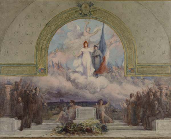 Allégorie aux morts de la première guerre mondiale 1921