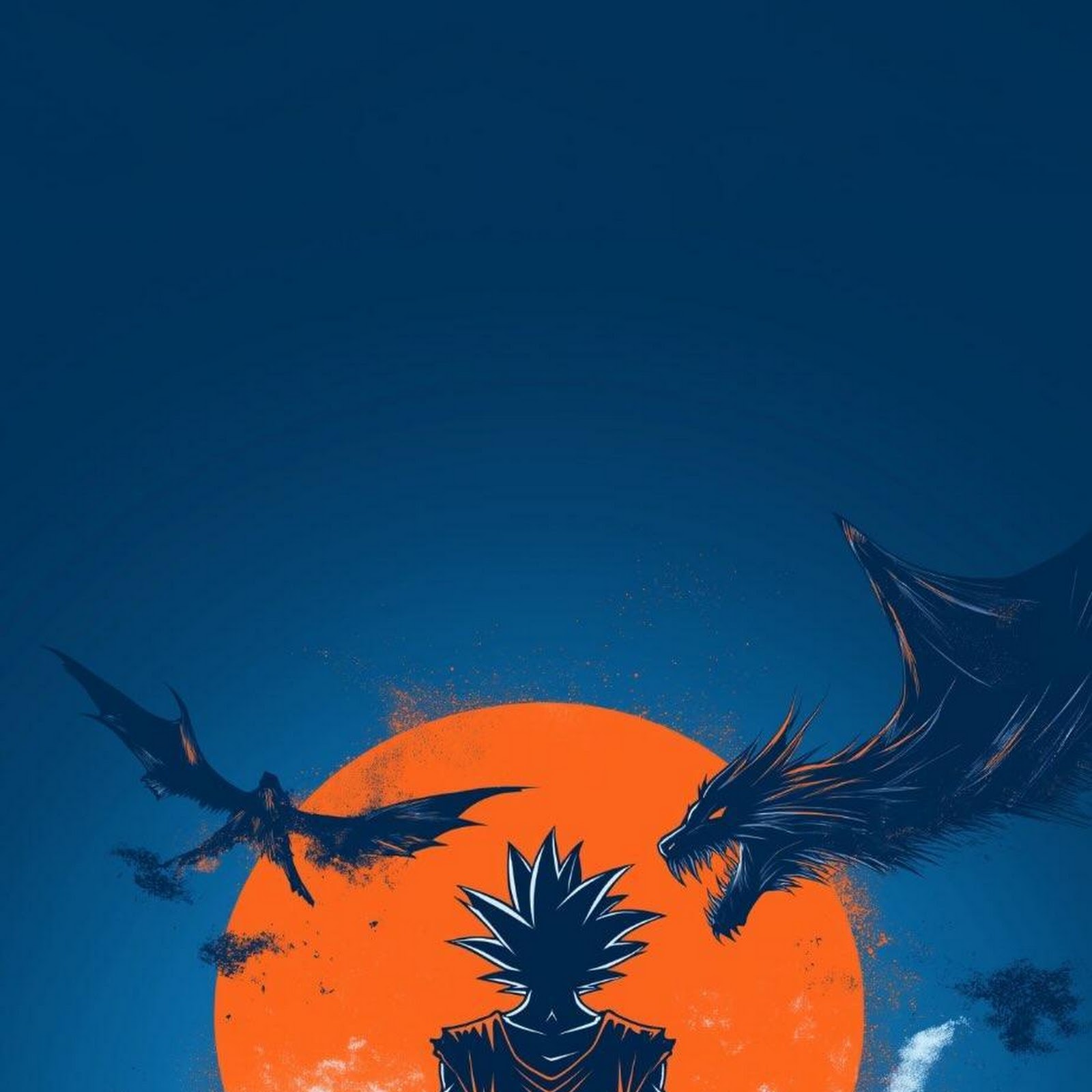 Download Goku Facing The Dragon iPhone