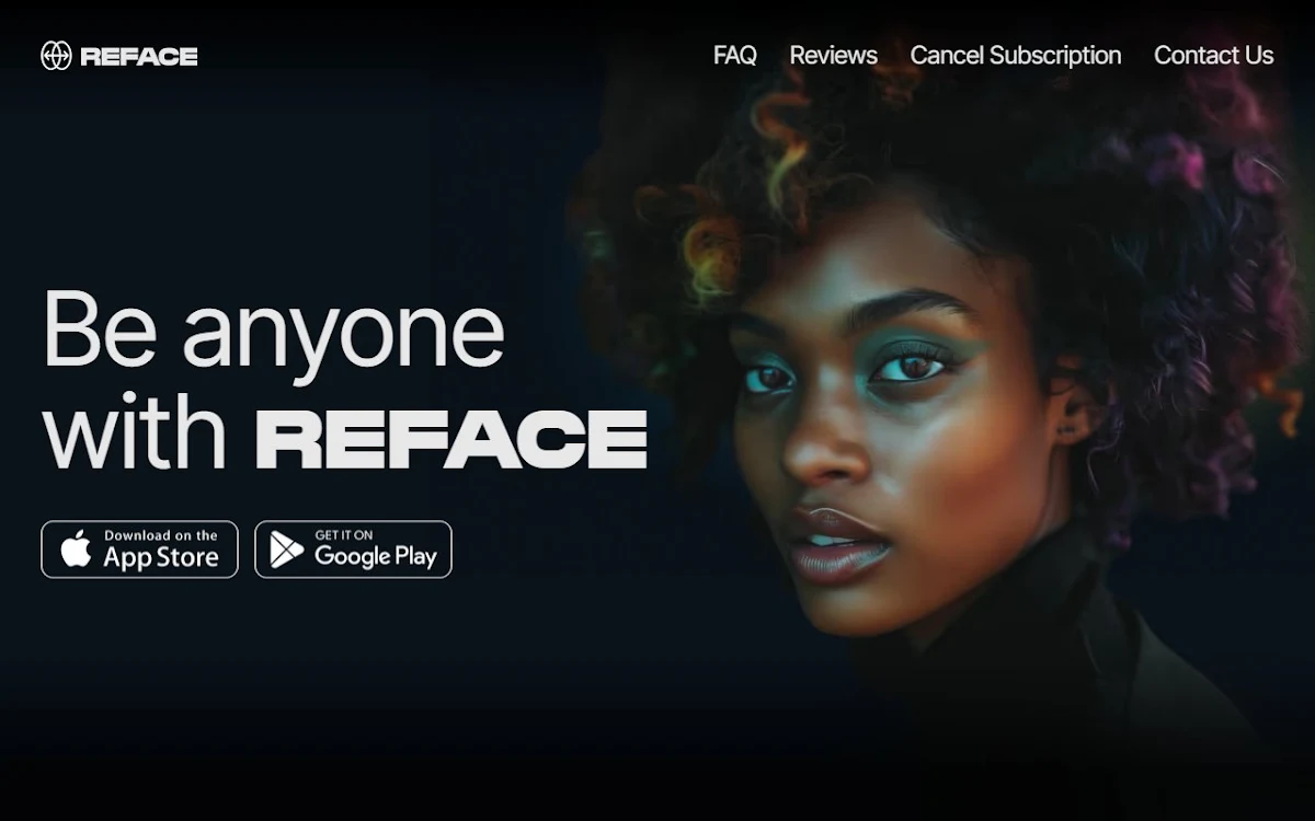 Captura de Reface AI