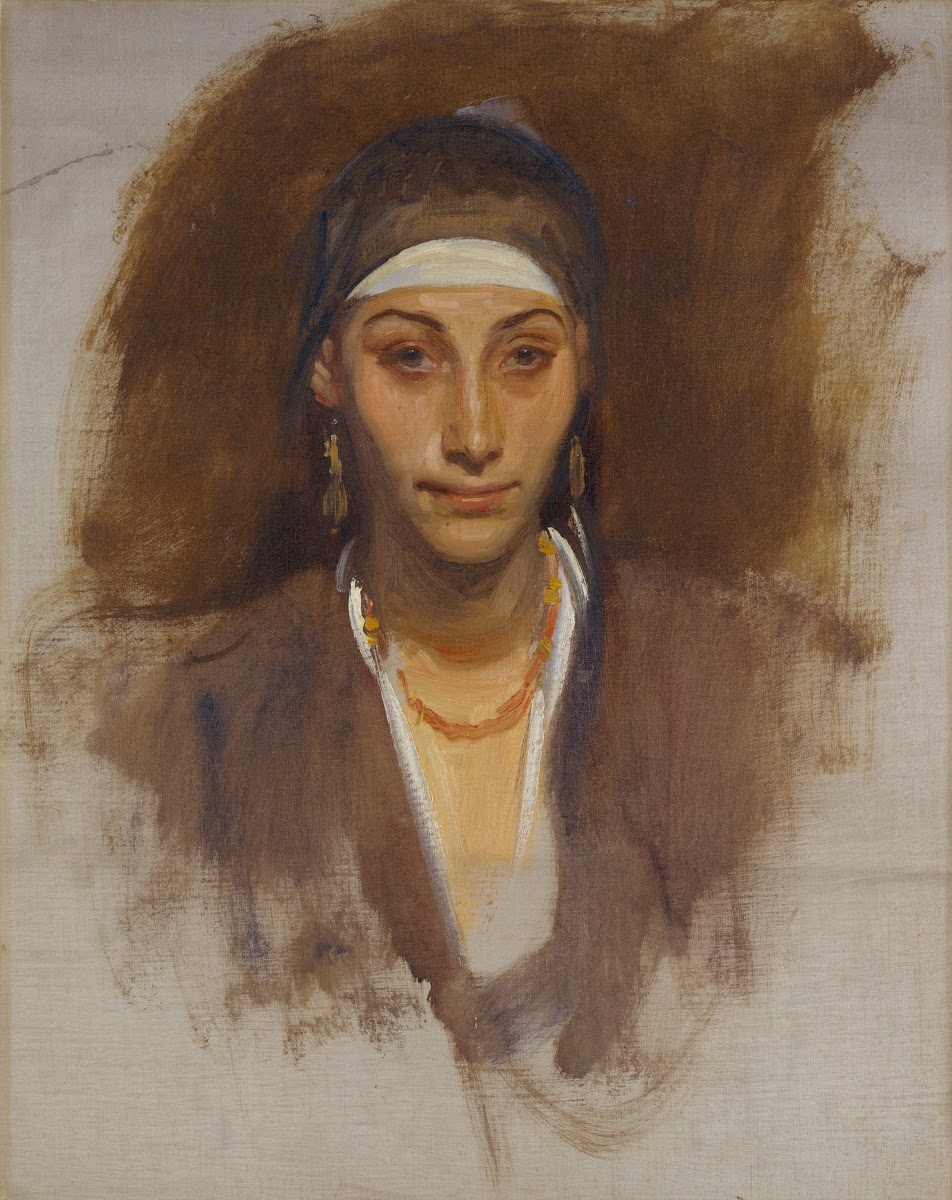Egyptian Woman with Earrings between 1890 and 1891
