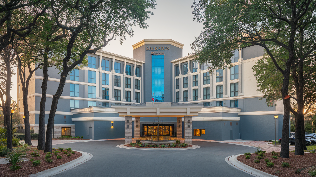 Distance from Sheraton Myrtle Beach to the Beach