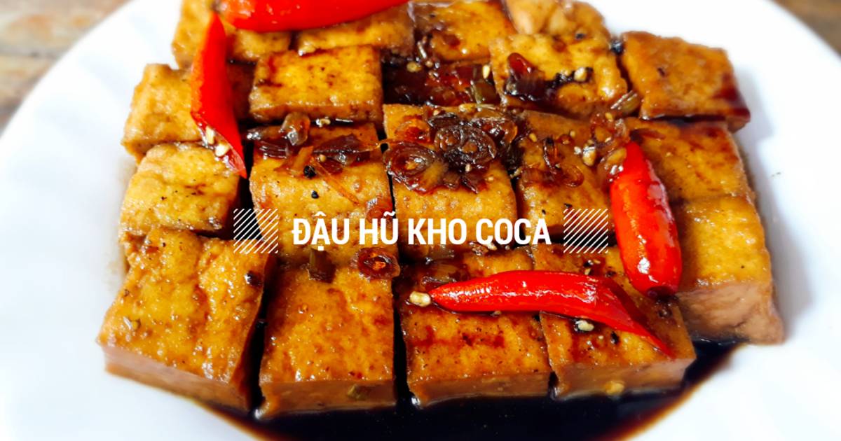 Đâuh hũ kho coca chay