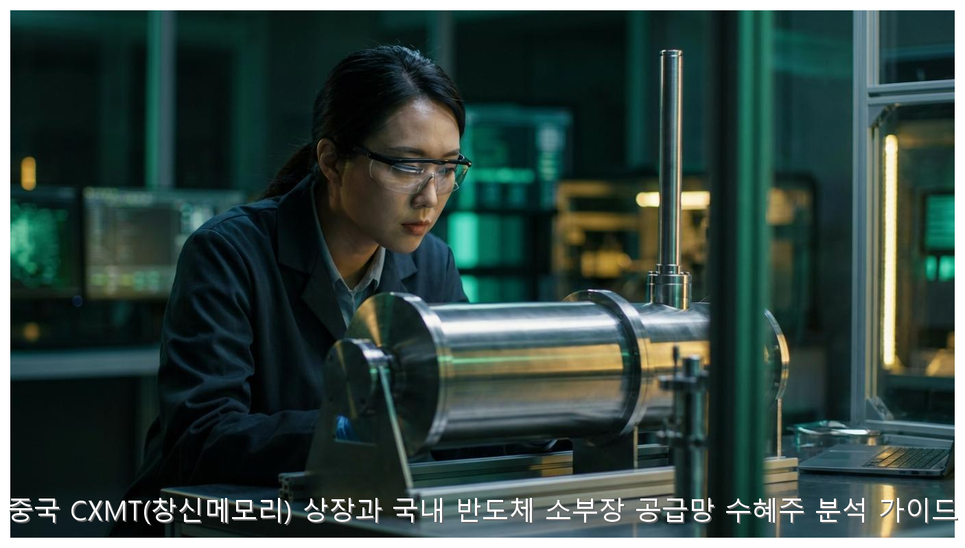 중국 CXMT(창신메모리) 상장과 국내 반도체 소부장 공급망 수혜주 분석 가이드 핵심 안내 및 분석 인포그래픽 (4)