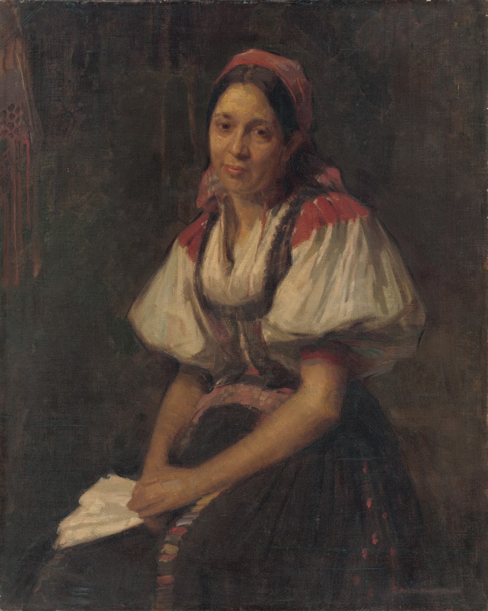 Peasant Woman in Folk Costume 1910