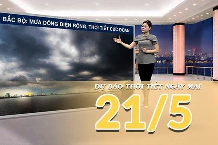 [Video] Dự báo thời tiết đêm nay và ngày mai ngày 21/5/2026: Mưa dông bao phủ nhiều tỉnh thành Bắc Bộ, miền núi đề phòng sạt lở - Báo Nhân Dân