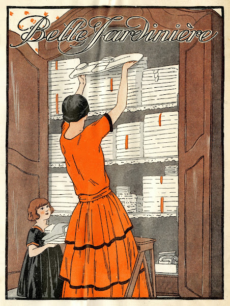 Belle jardinière  Linge de maison chemises parfumerie bonneterie 1923