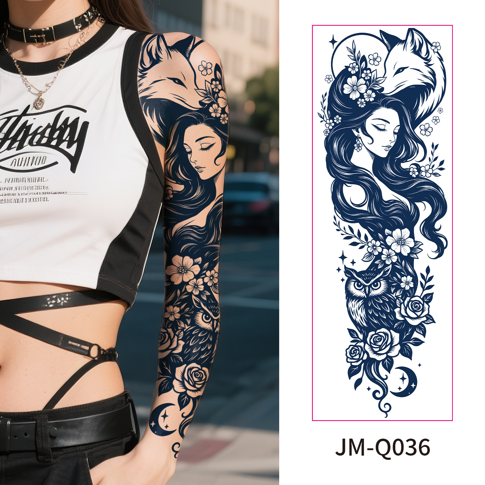 Temporäre Tattoo-Aufkleber, verschiedene Motive