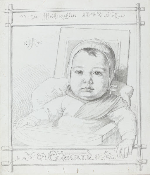 Eduard the Artists Infant Son 1842