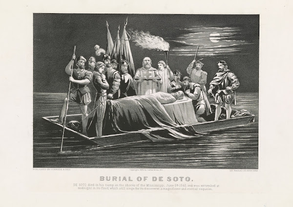 Burial of DeSoto 1876
