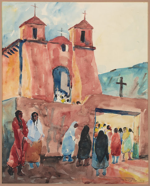 Church Rancho de Taos 1931