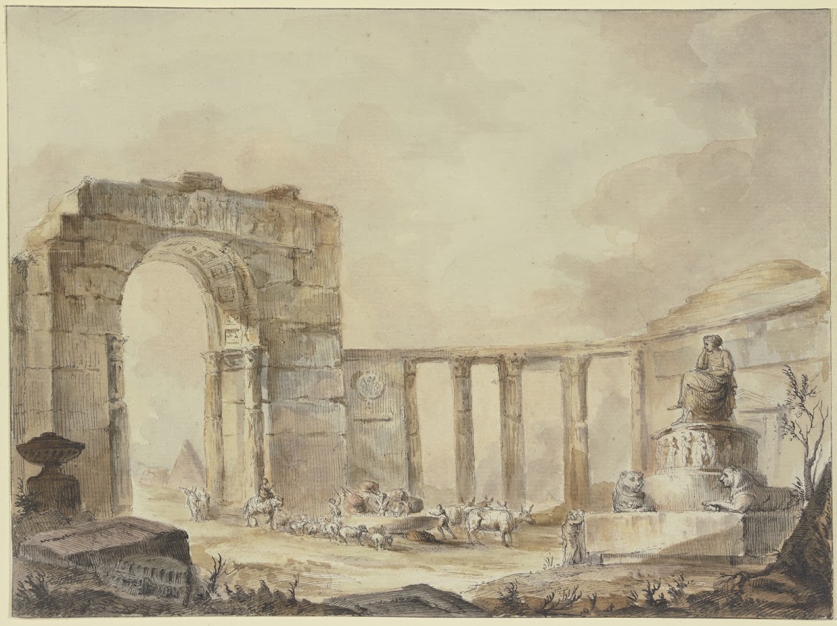 Agrippinas grotto ca 1756 1760