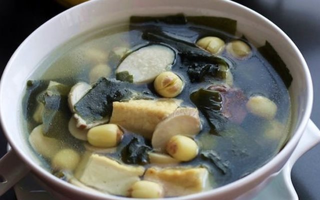 Canh Rong Biển Nấu Nấm