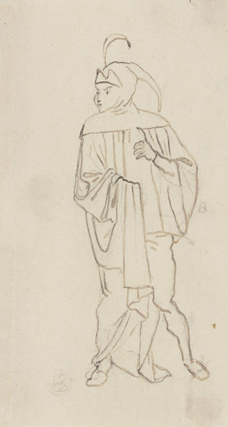 Szene am Ausgang der Kirche Mephisto 1811