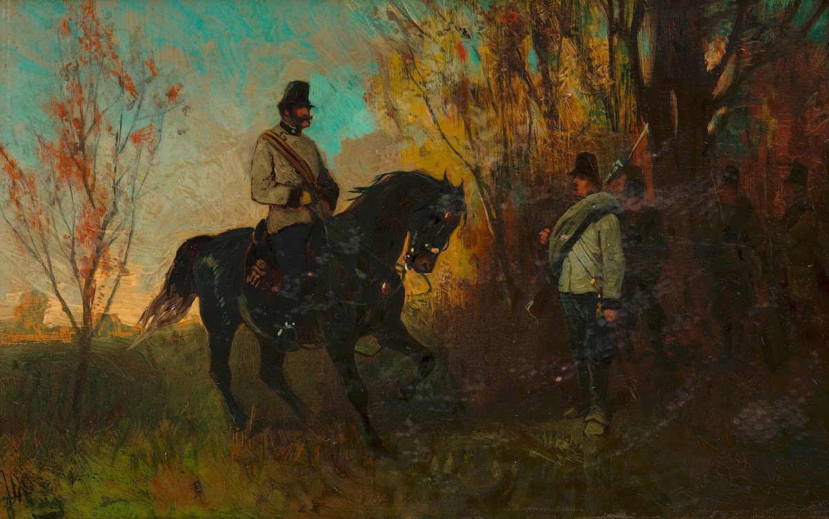 Militärpartrouille 1866 ca 1866