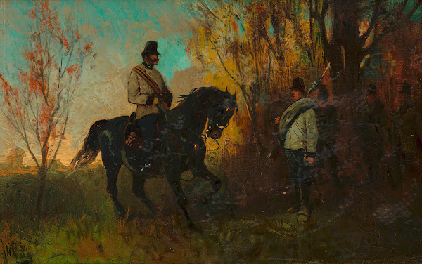 Militärpartrouille 1866 ca 1866