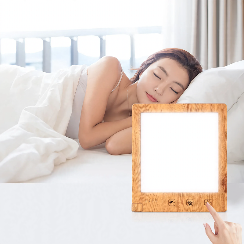 LED Light Therapy Lamp JSK-22 Wood Look, 8W