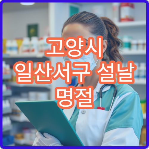 고양시 일산서구 설날 명절 비뇨의학과 진료 병원 찾기