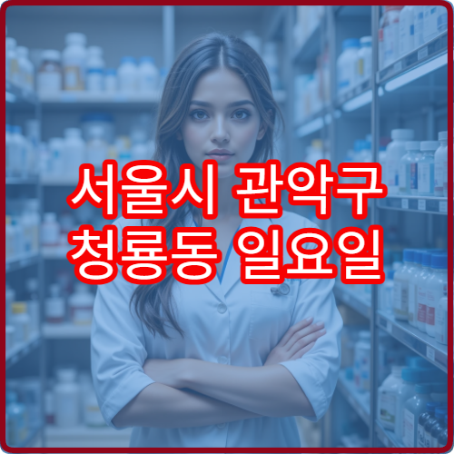 서울시 관악구 청룡동 일요일 당번약국 찾기 주말 영업 약국 위치 모음
