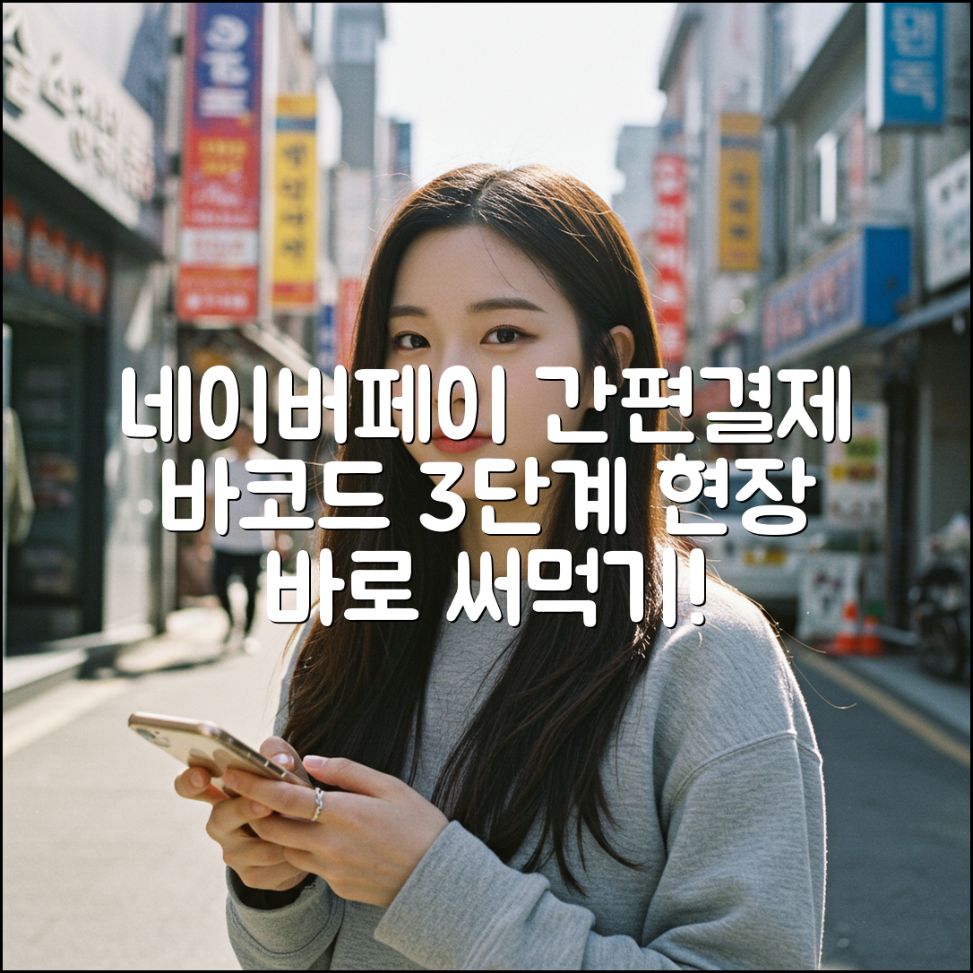 네이버페이 바코드 결제 3단계: 현장 완벽 가이드