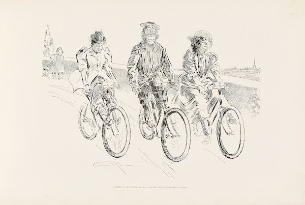 Gullem at the advice of his physician takes out of door exercise 1896