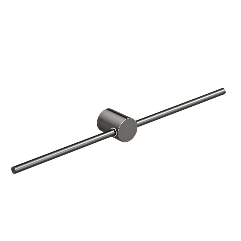 Ausziehbare Aluminium-Handtuchstange, Grau