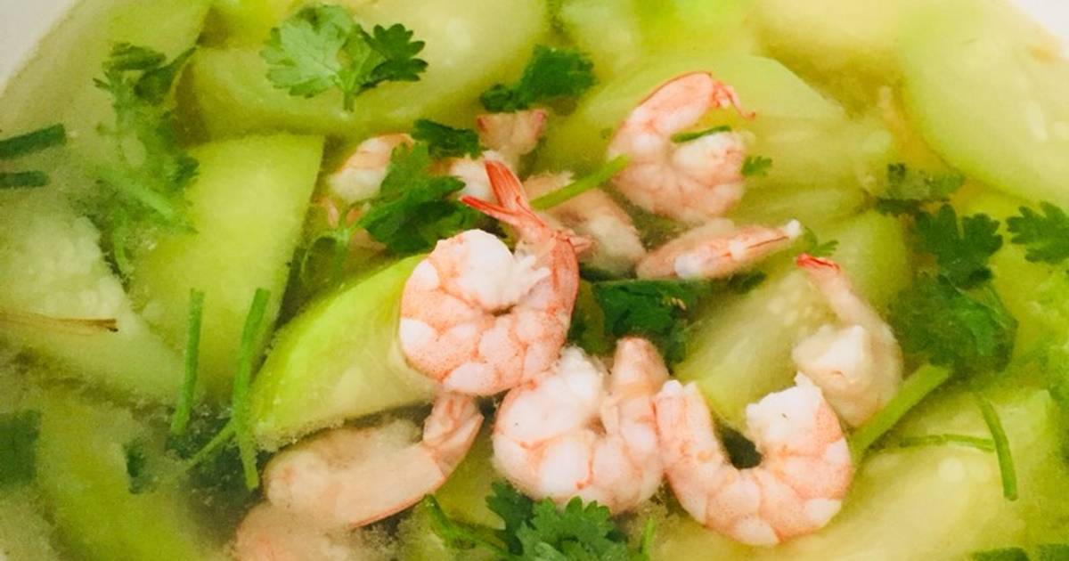 Canh dưa nấu tôm