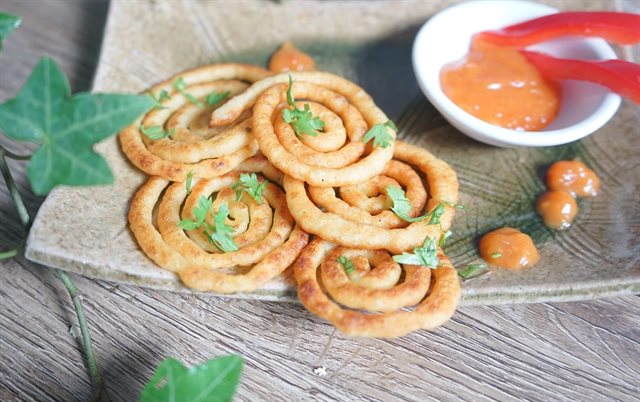 Khoai Tây Xoắn Ốc Sốt Cà Chua