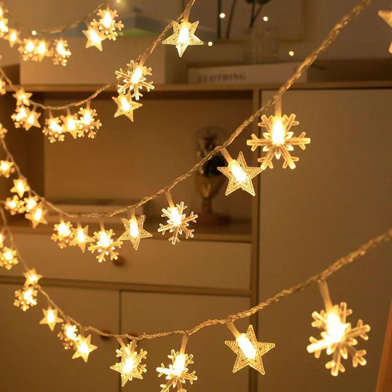 LED string lights for indoor and outdoor use