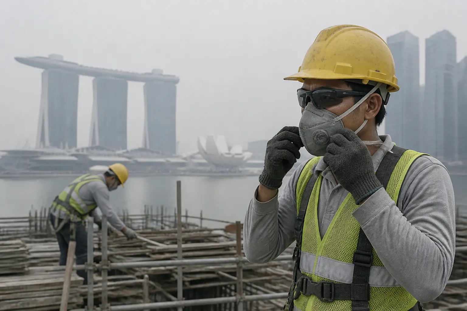 Editorial image for Companies in Singapore enhance haze precautions for outdoor workers